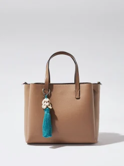 Everyday Tote Bag With Detachable Pendant|Parfois Sale