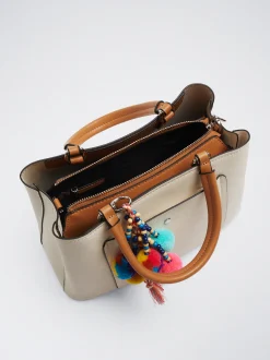 Everyday Tote Bag With Pendant|Parfois Cheap