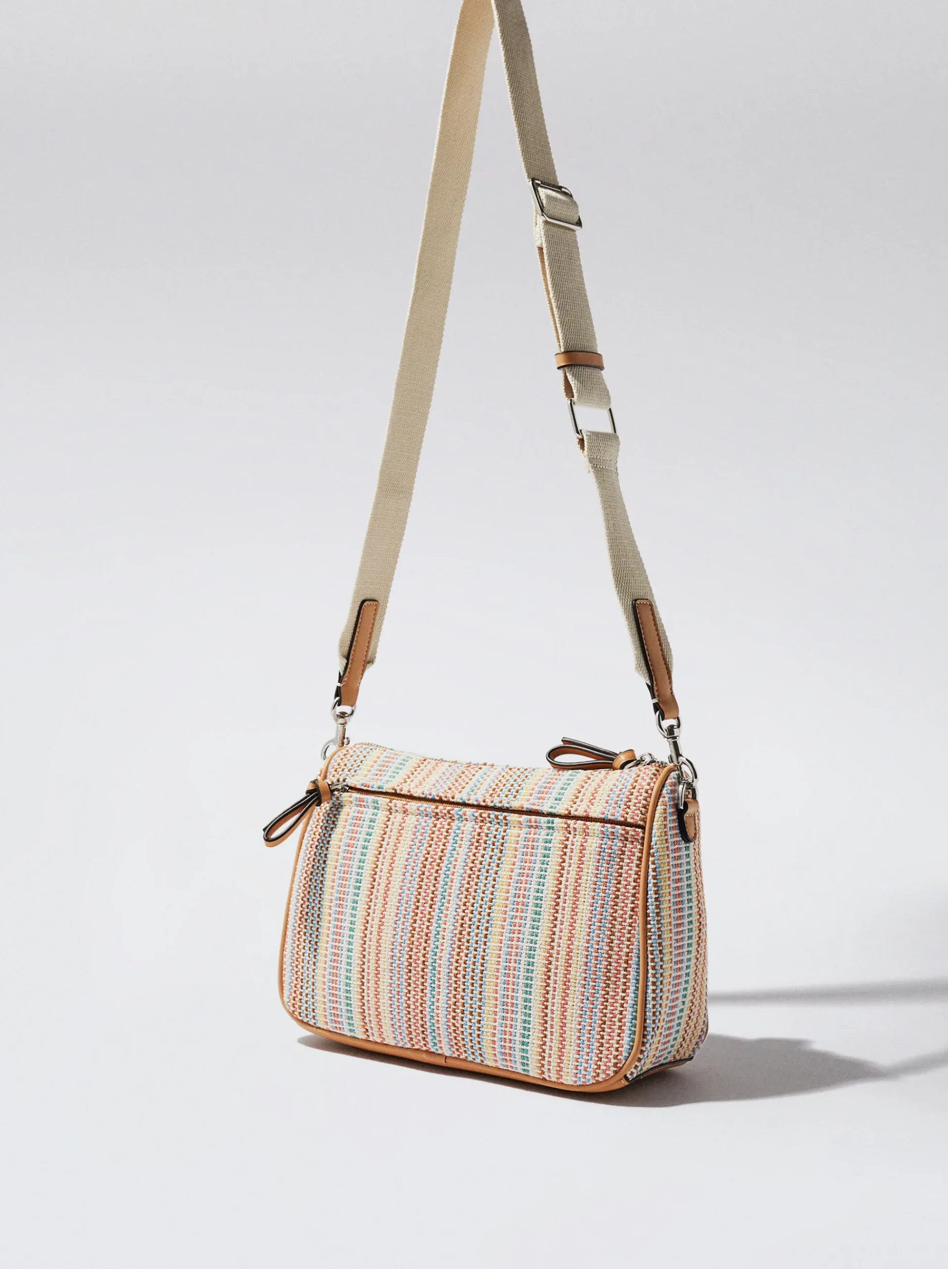 Fabric Crossbody Bag|Parfois Store