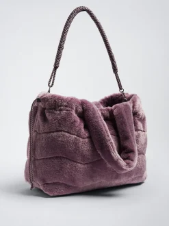 Faux Fur Tote Bag|Parfois Store