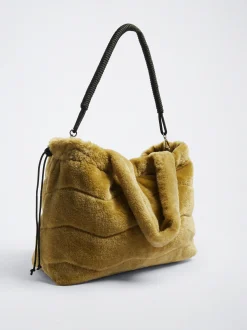 Faux Fur Tote Bag|Parfois New