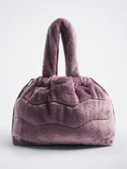 Faux Fur Tote Bag|Parfois New