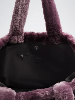Faux Fur Tote Bag|Parfois New
