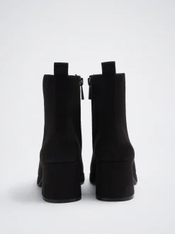 Faux Suede Ankle Boots|Parfois Fashion