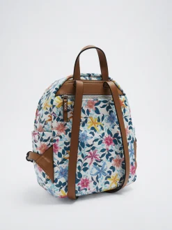 Floral Print Backpack|Parfois Clearance