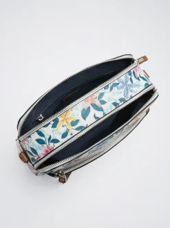 Floral Print Crossbody Bag|Parfois Flash Sale