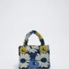 Floral Print Denim Tote Bag|Parfois Hot