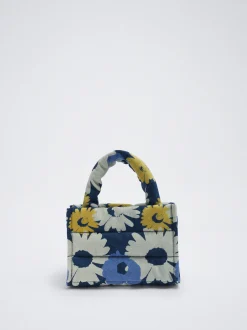 Floral Print Denim Tote Bag|Parfois Hot
