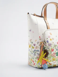 Floral-Print Backpack|Parfois Online