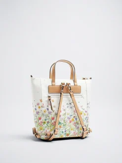 Floral-Print Backpack|Parfois Online