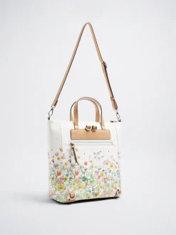 Floral-Print Backpack|Parfois Online