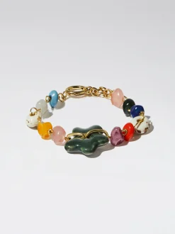 Flower And Ceramic Bracelet|Parfois Cheap