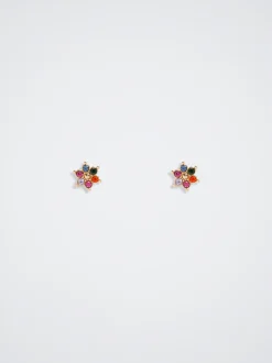 Flower And Crystals Earrings|Parfois Cheap
