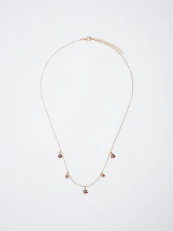 Flower And Crystals Necklace|Parfois Shop