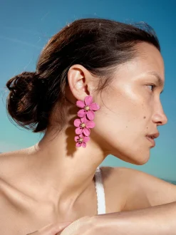 Flower Clip Earrings|Parfois Online