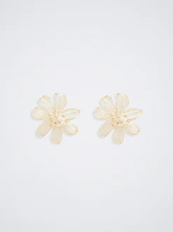 Flower Earrings With Beads|Parfois Best Sale