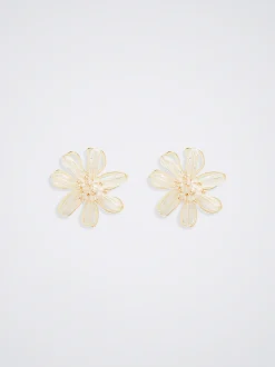 Flower Earrings With Beads|Parfois Fashion