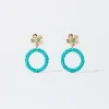 Flower Earrings With Stone|Parfois Sale