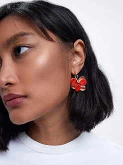 Flower Hoop Earrings|Parfois Store