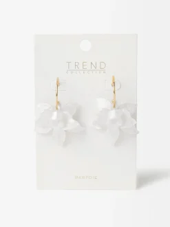 Flower Hoop Earrings|Parfois Fashion