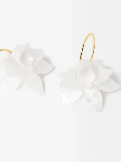 Flower Hoop Earrings|Parfois Clearance