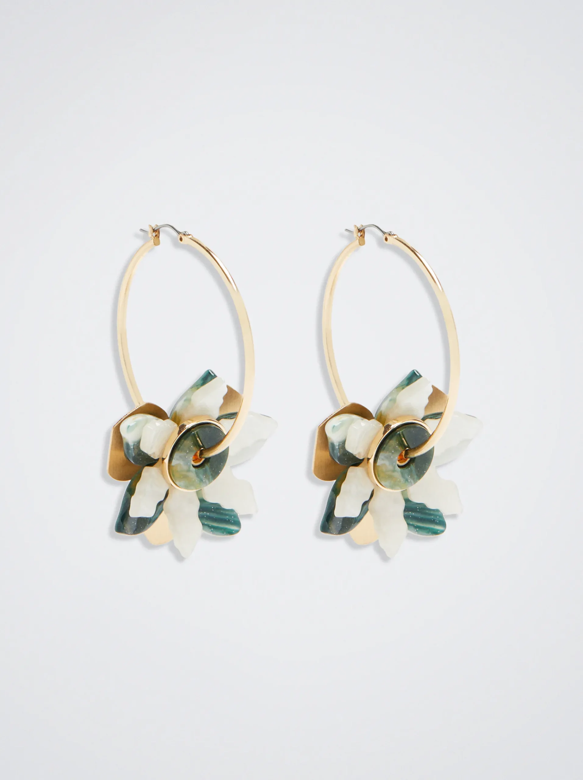 Flower Hoop Earrings|Parfois Flash Sale