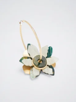 Flower Hoop Earrings|Parfois Flash Sale