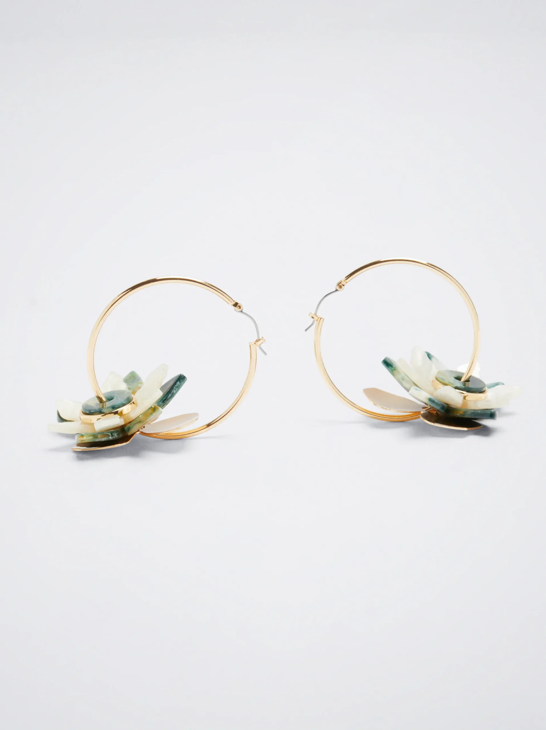 Flower Hoop Earrings|Parfois Flash Sale