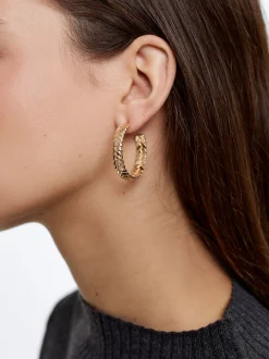 Gold Hoop Earrings|Parfois Online