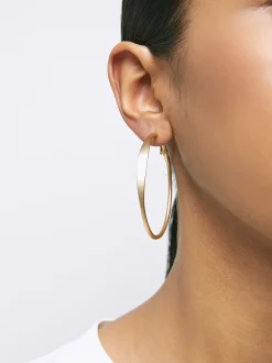 Brushed Hoop Earrings|Parfois Best