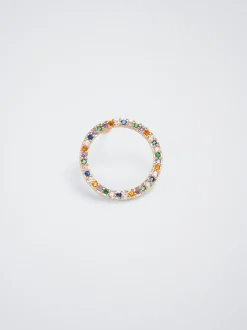 Golden Earrings With Zirconia|Parfois New