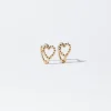 Hoop Earrings With Heart|Parfois New