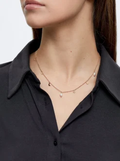 Necklace With Pearl And Moon|Parfois Flash Sale