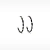 Golden Resin Hoop Earrings|Parfois Sale