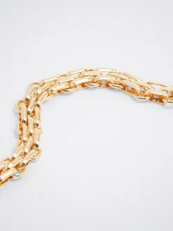 Gold-Toned Chain Necklace|Parfois Store