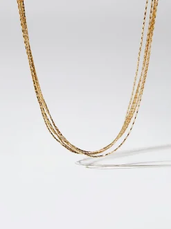 Gold-Toned Chain Necklace|Parfois Cheap