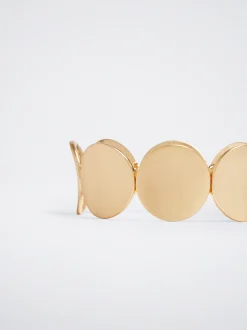 Gold-Toned Elasticated Bracelet|Parfois Online