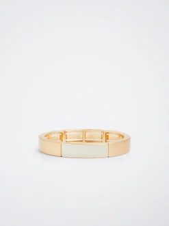 Gold-Toned Elasticated Bracelet|Parfois Best