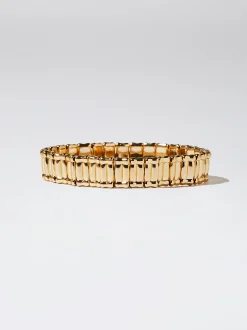 Gold-Toned Elasticated Bracelet|Parfois New