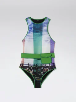 Halter Bathing Suit With Purse|Parfois Best Sale