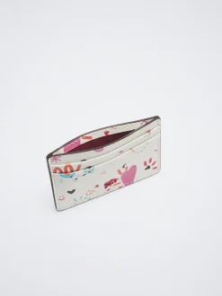 Heart Print Card Holder|Parfois Cheap