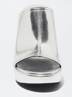 High Heel Metallic Sandals|Parfois Cheap