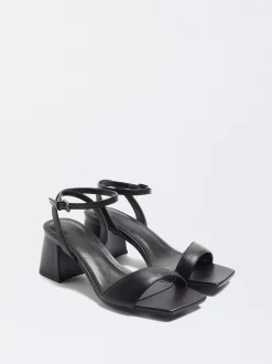 High-Heel Sandals With Ankle Straps|Parfois Outlet
