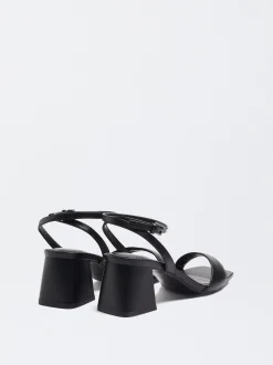 High-Heel Sandals With Ankle Straps|Parfois Outlet