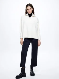 High-Neck Knit Sweater|Parfois Fashion