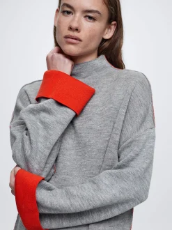 High-Neck Knit Sweater|Parfois Best