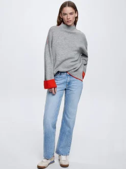 High-Neck Knit Sweater|Parfois Best