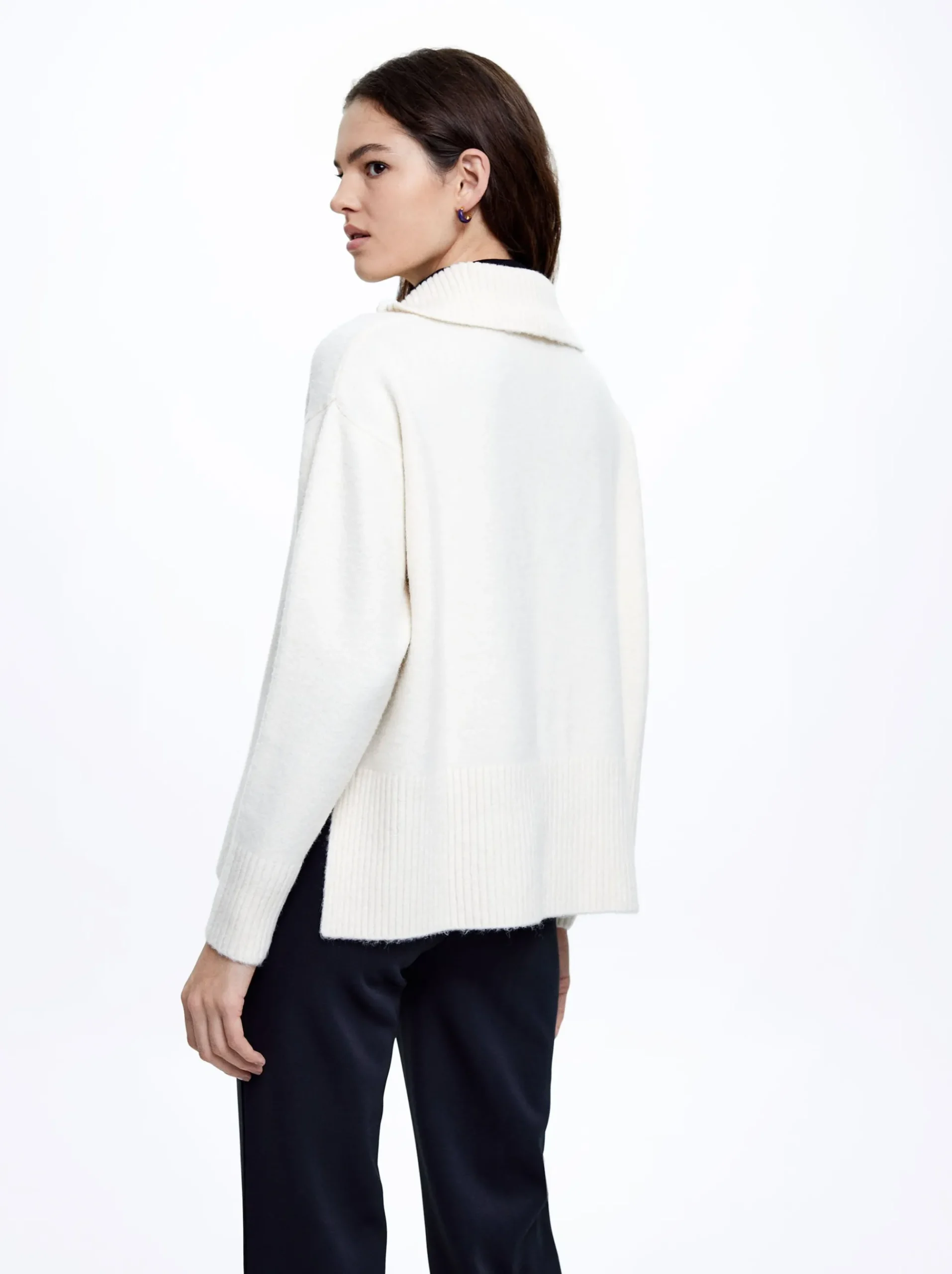 High-Neck Knit Sweater|Parfois Best