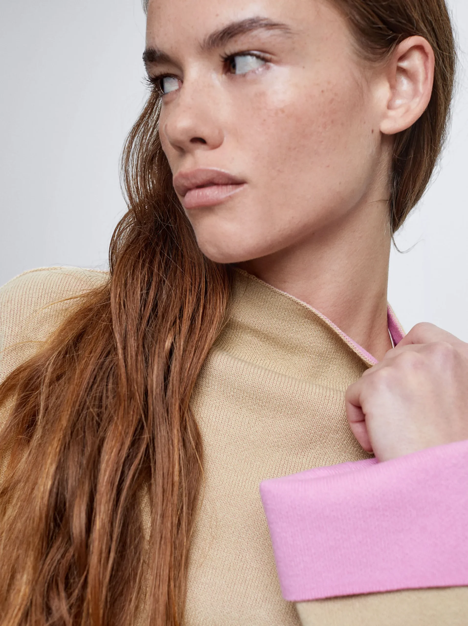 High-Neck Knit Sweater|Parfois Discount