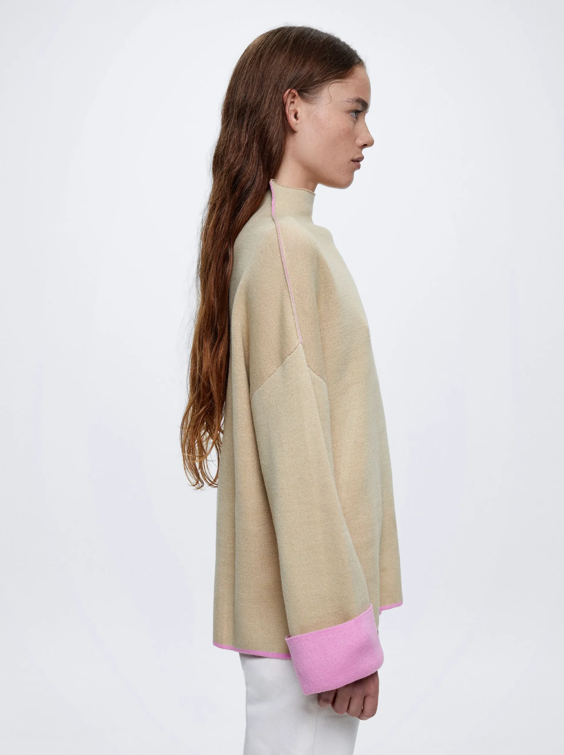 High-Neck Knit Sweater|Parfois Discount
